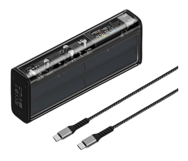 Sharge PowerBank Shargeek 140W QC 4.0 PD 3.0 Czarny - 1455952 - zdjęcie